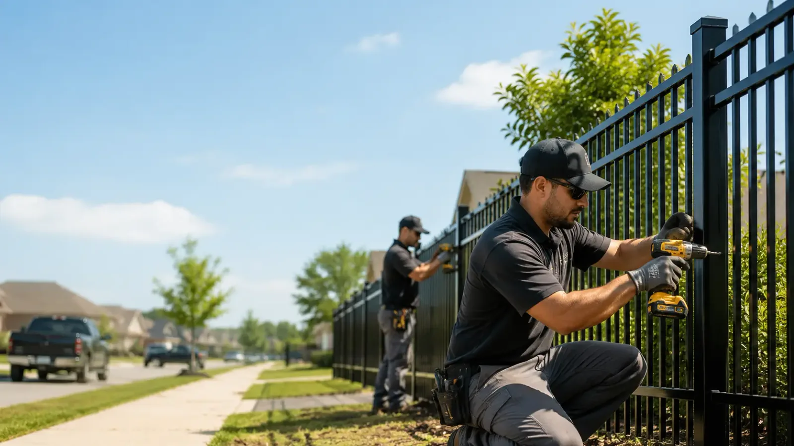 Metal Fence Installation in Saint Martin, MN